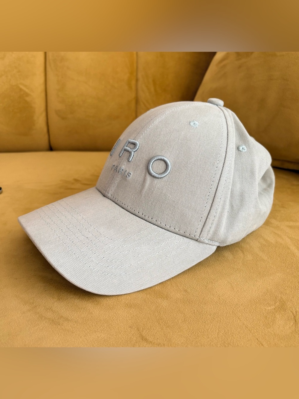 IRO Paris Sage Green Baseball Cap | Adjustable | 100% Cotton Hat | Unisex